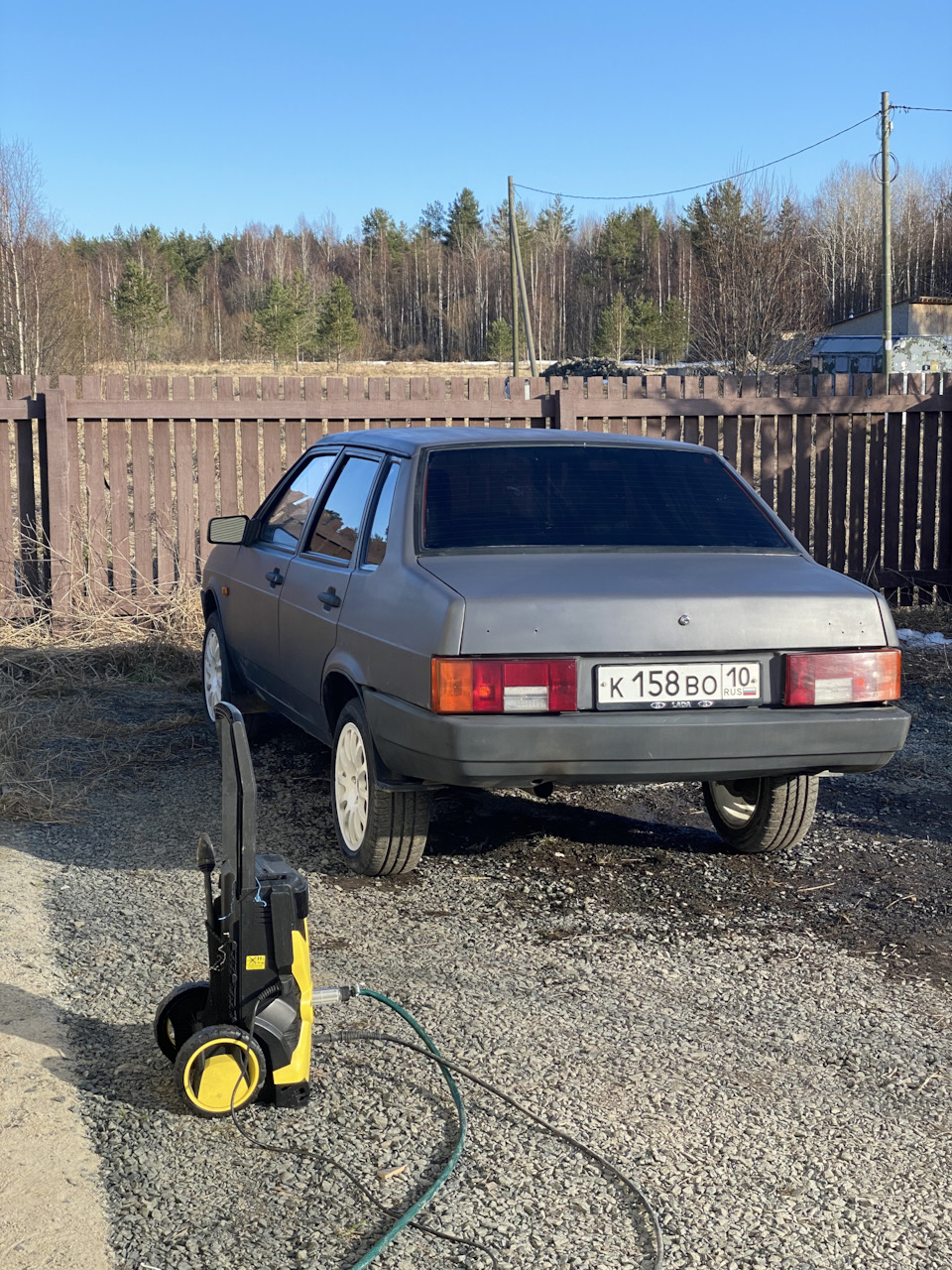 Колхоз, или посадка за 1час:) — Lada 21099, 1,5 л, 2000 года | своими  руками | DRIVE2