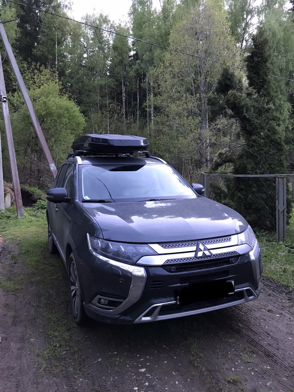 Бокс Lux major — Mitsubishi Outlander (3G), 2,4 л, 2021 года | аксессуары |  DRIVE2