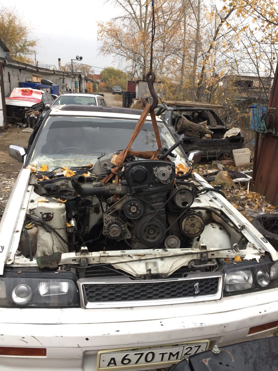 Фото нашей первой встречи — Nissan Skyline (R31), 2 л, 1988 года |  фотография | DRIVE2