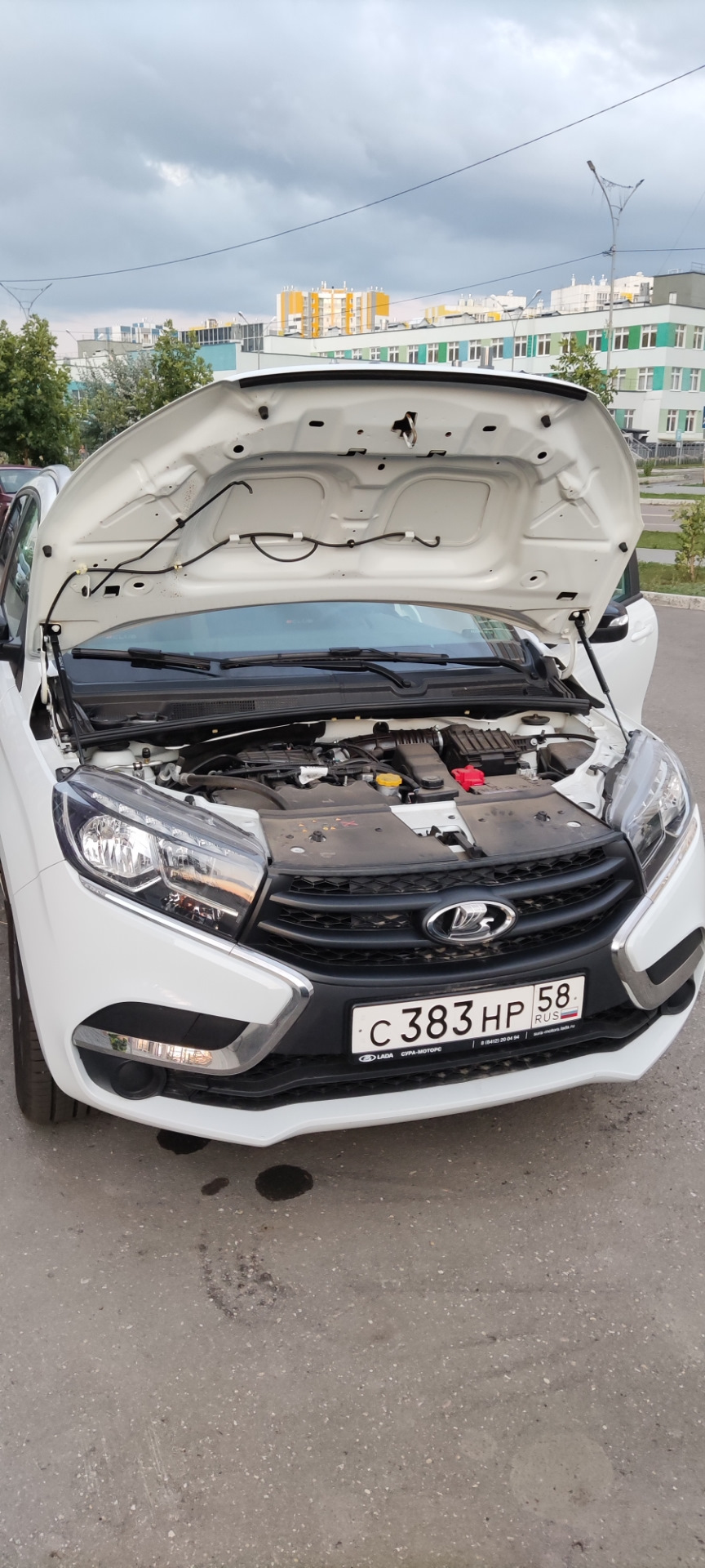 Опоры капота — Lada XRAY, 1,6 л, 2021 года | своими руками | DRIVE2
