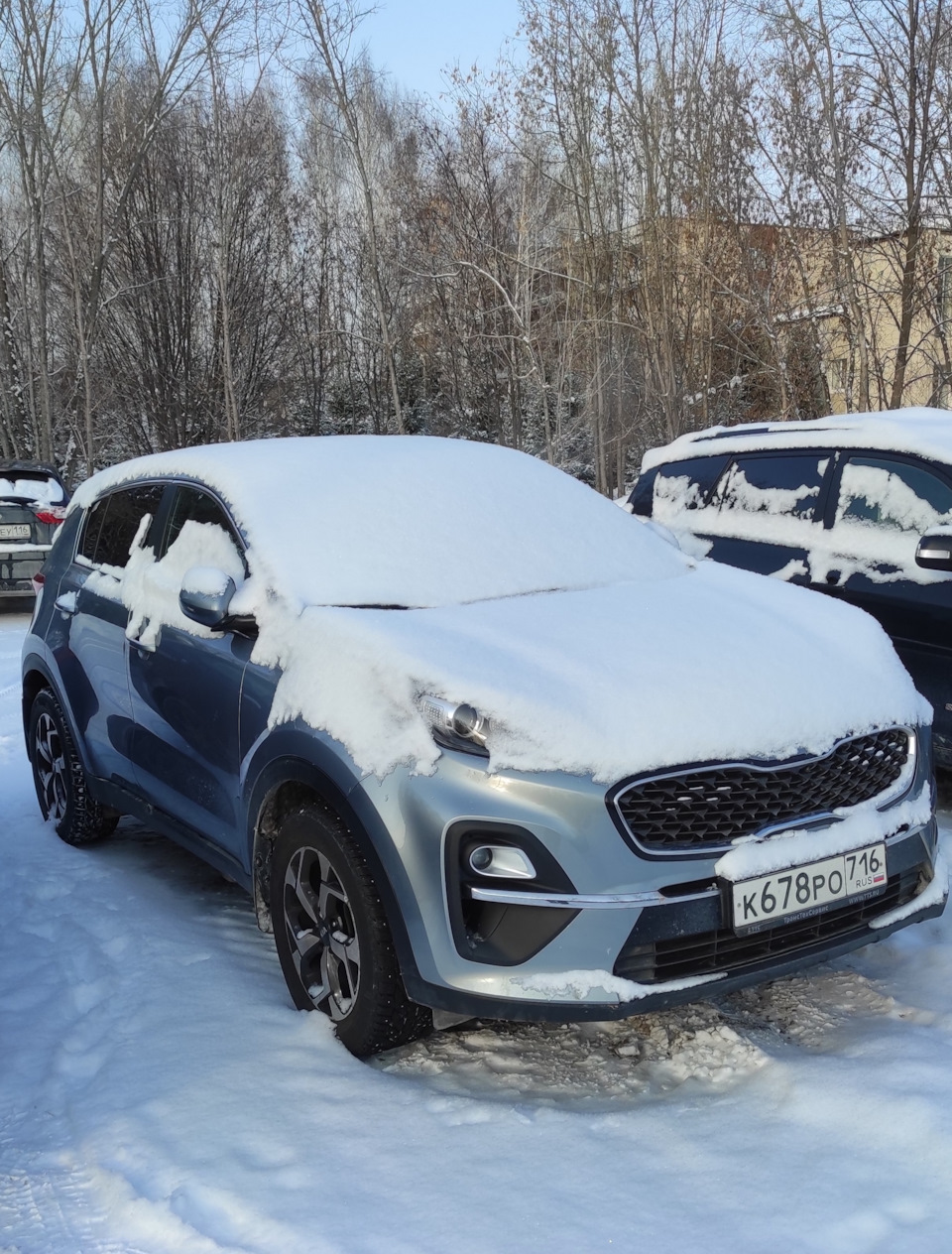 Барахлят датчики-или это нормально в мороз? — KIA Sportage (4G), 2 л, 2020  года | шины | DRIVE2