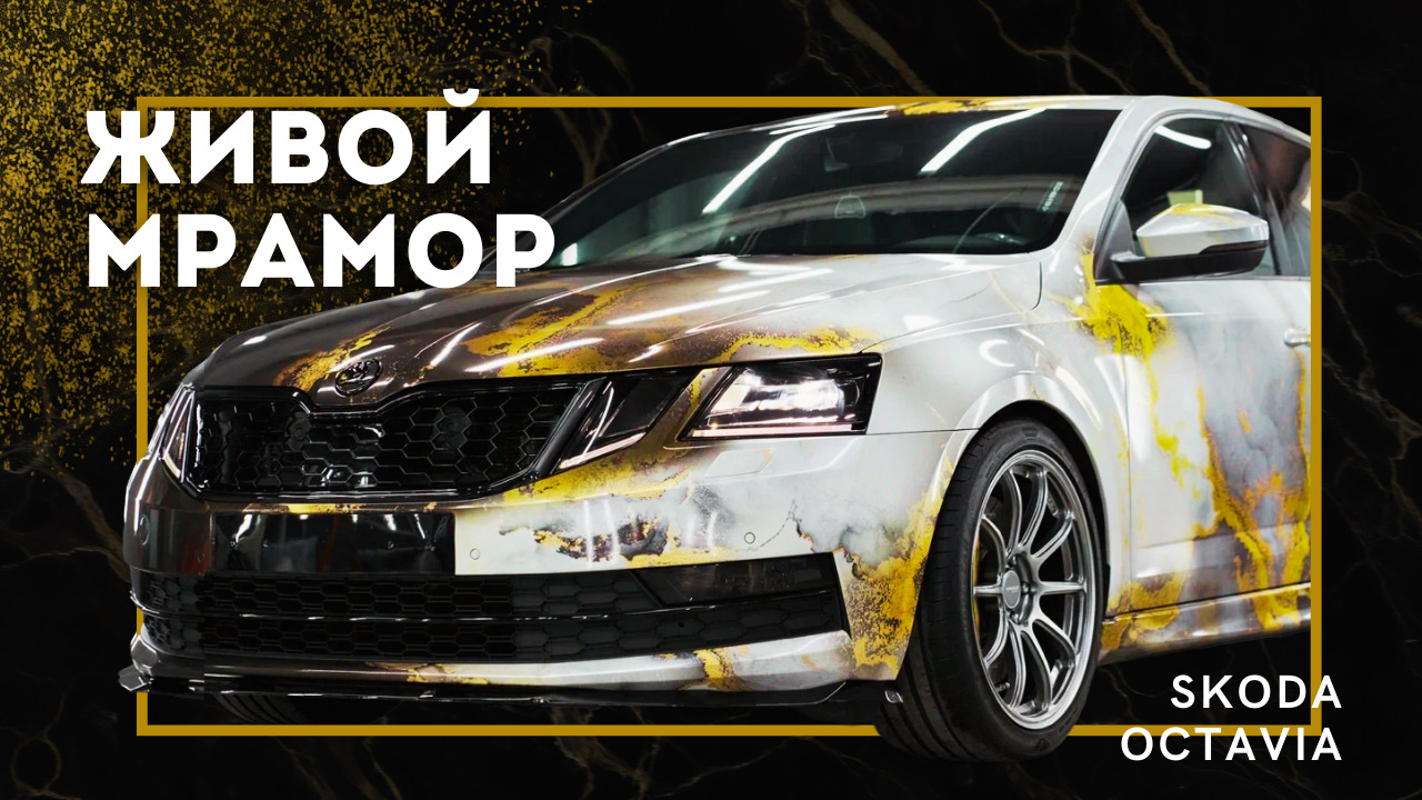 SKODA OCTAVIA — оживший мрамор — PremiumCaste на DRIVE2