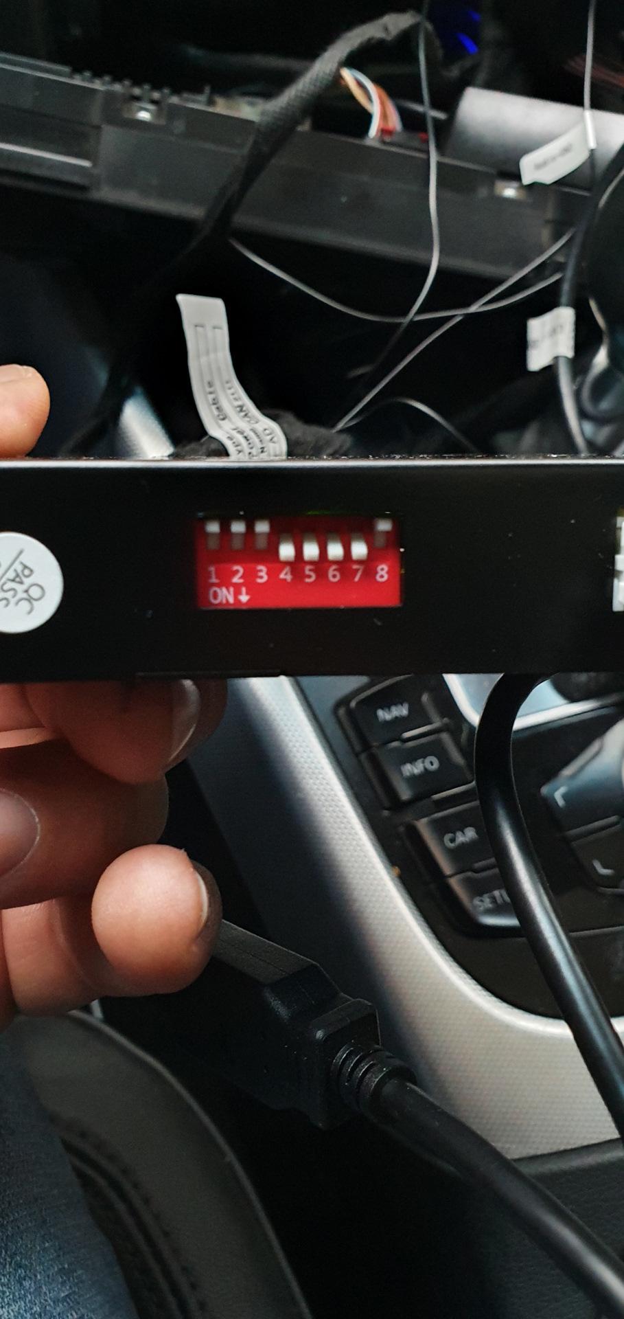 в таком положении все заработало как надо — Audi Q5 (1G)