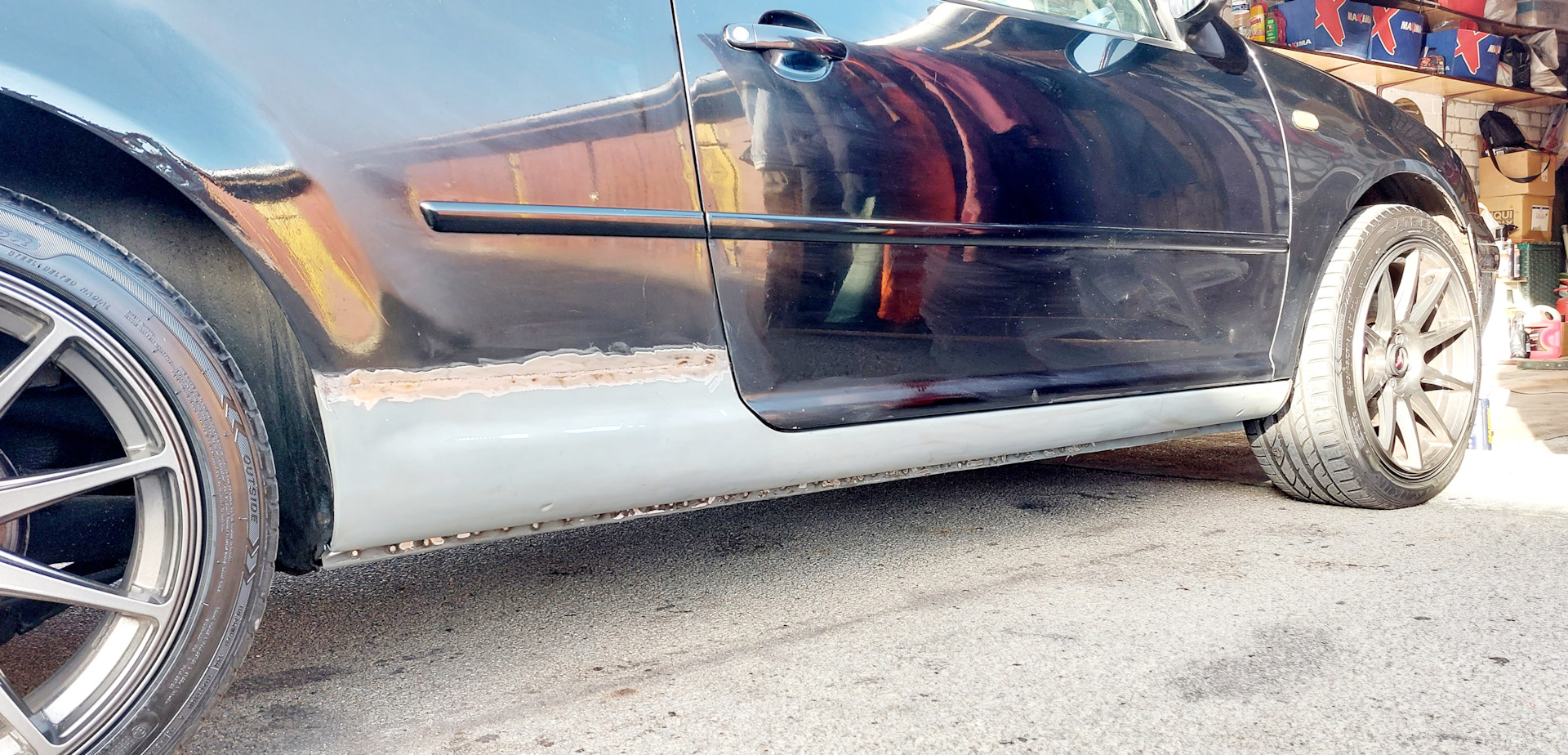 Ремонт порогов на гольф 4 ( 2023 ) — Volkswagen Golf Mk4, 1,8 л, 1999 ...