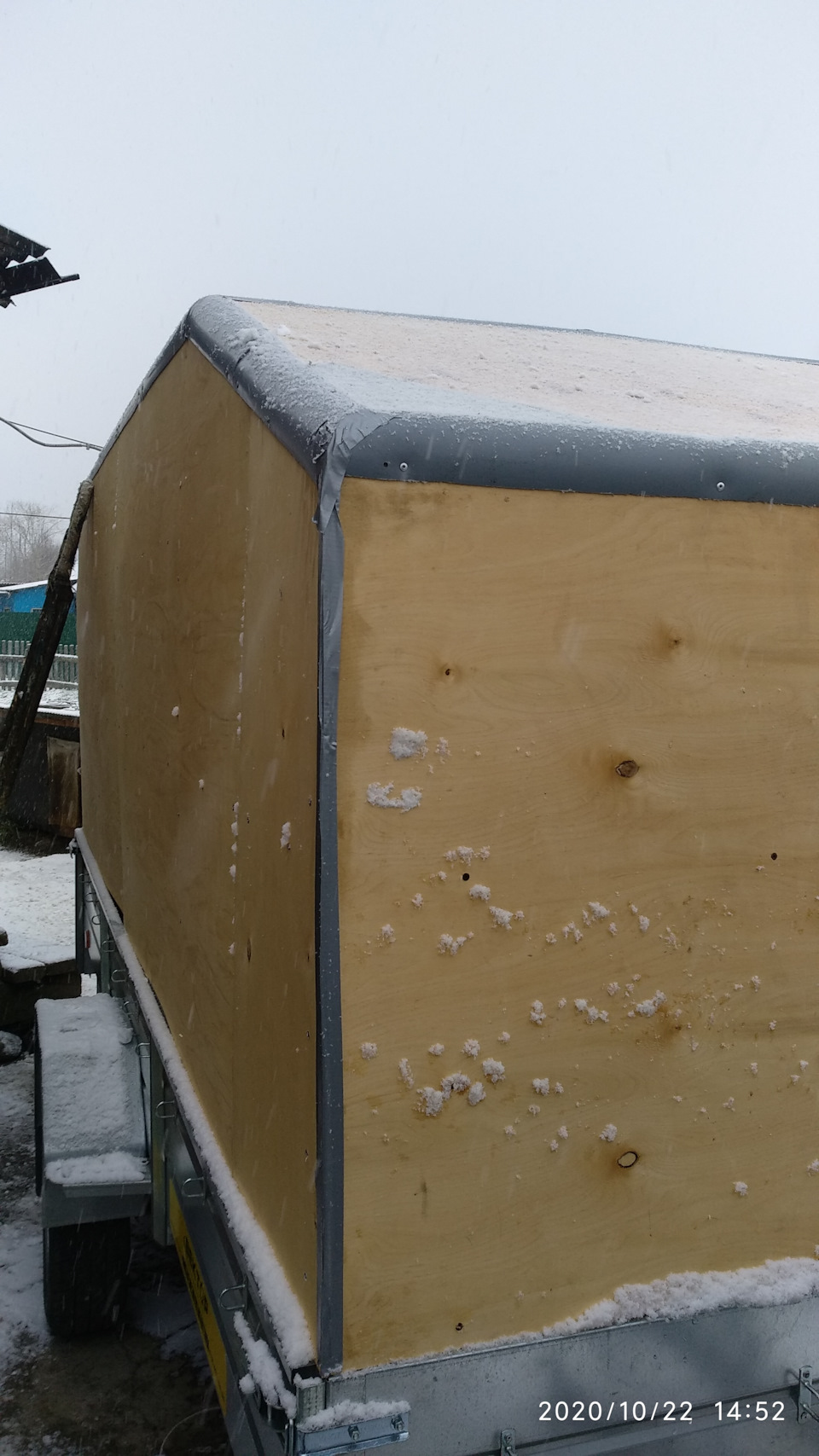 Прицеп ЛАВ, обшивка каркаса фанерой. — Сообщество «Прицепы» на DRIVE2