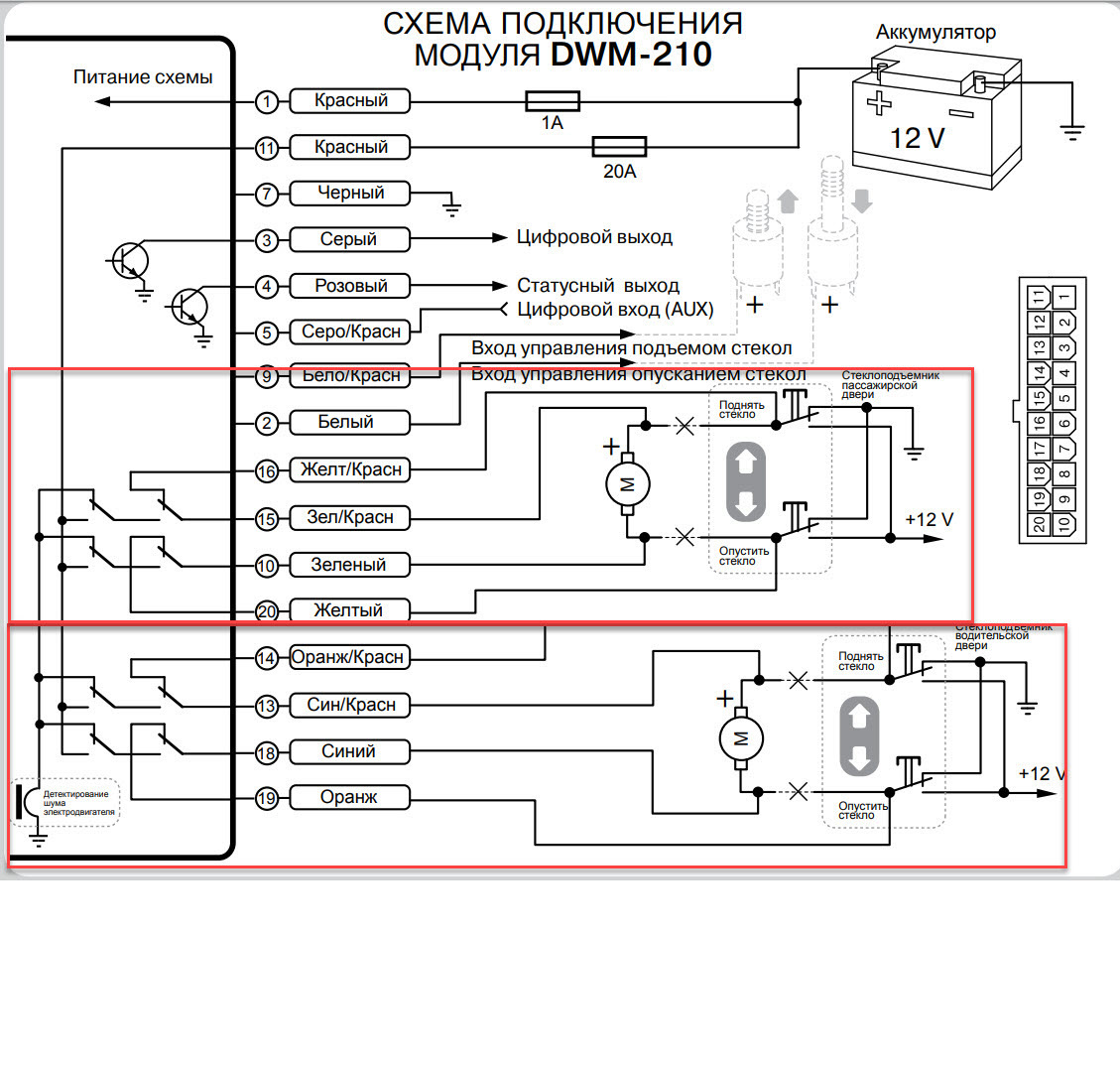 Pandora dwm 210 инструкция