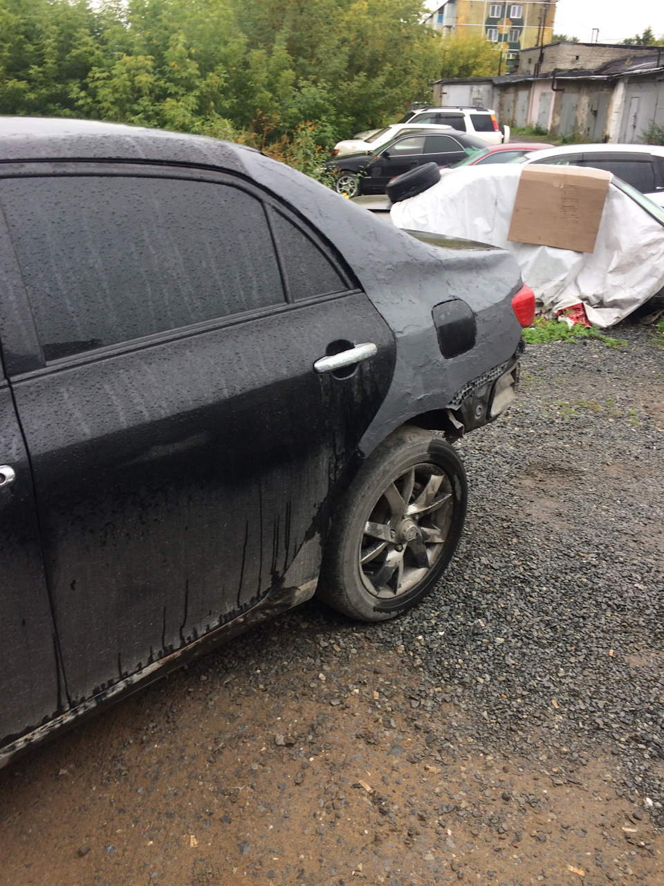 Карбона мне в кузов😅 — Toyota Corolla (140/150), 1,6 л, 2007 года ...