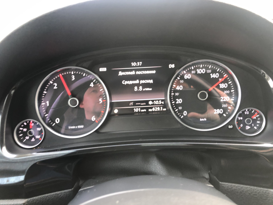 Расход топлива — Volkswagen Touareg (2G), 3 л, 2011 года | наблюдение ...