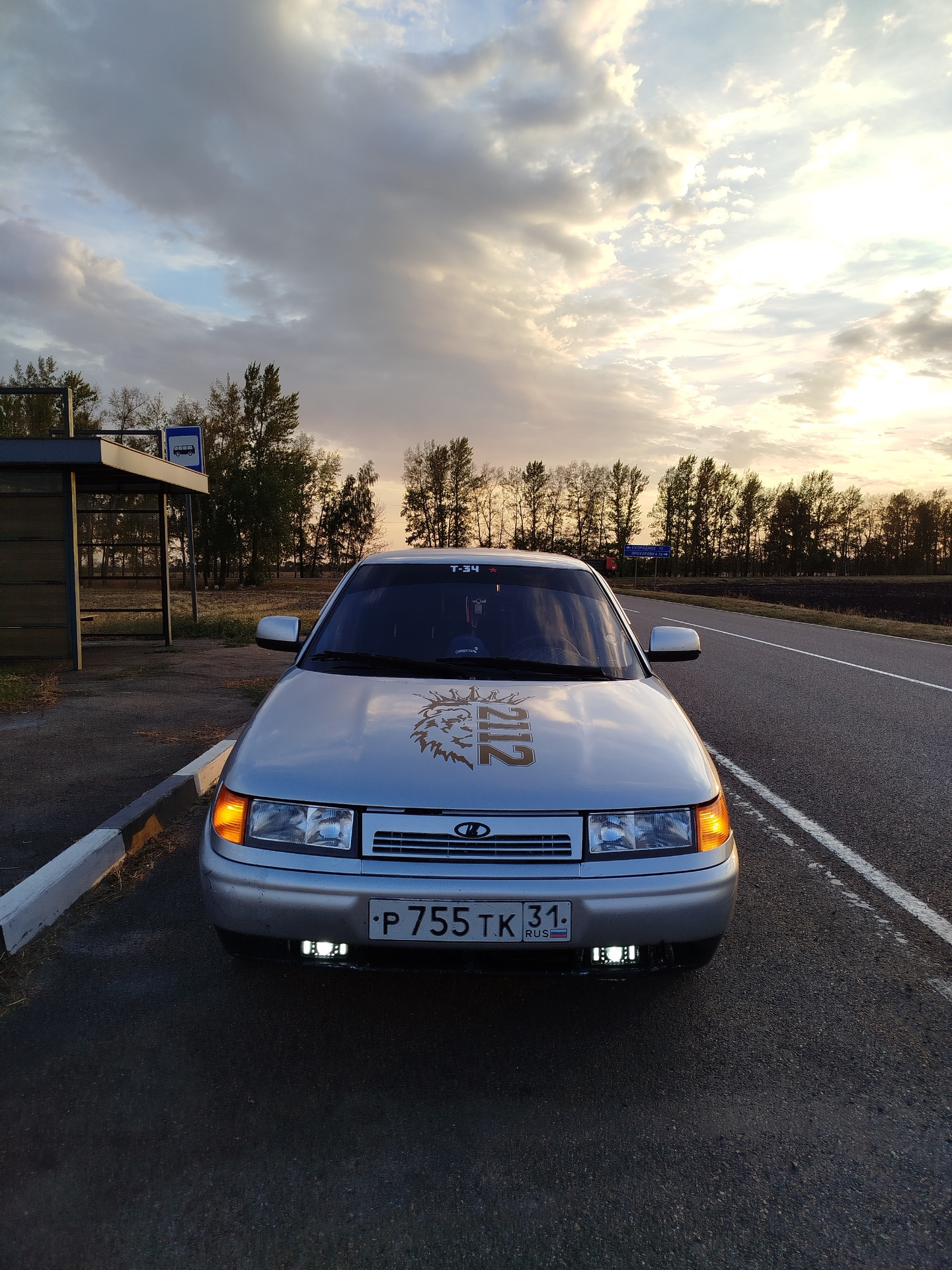 Оранжевые поворотники для фары BOSH — Lada 21124, 1,6 л, 2007 года ...