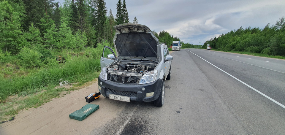 Ремень ГРМ, обрыв в дороге. — Great Wall Hover, 2,4 л, 2007 года ...
