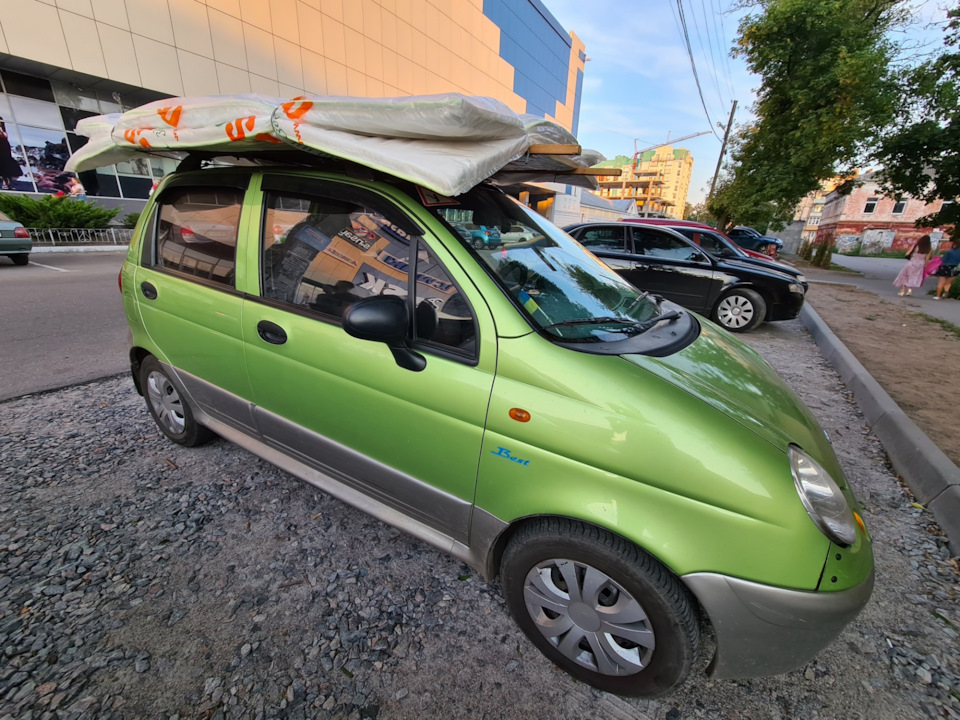 Палубный авианосец, или грузовые перевозки легковушкой — Daewoo Matiz ...