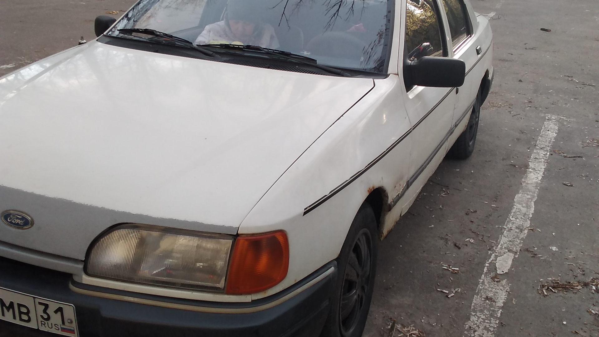 Ford Sierra 2.3 дизельный 1988 | Белый на DRIVE2