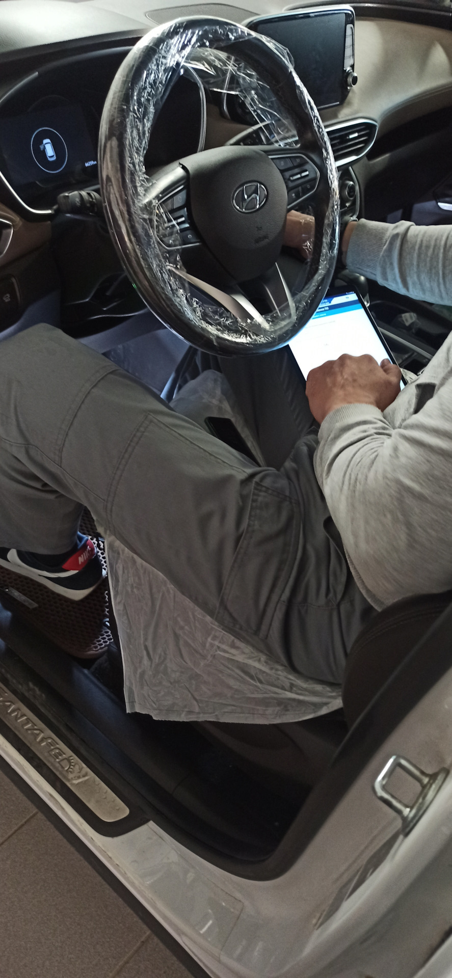 Санта фе. Замена топливного фильтра и новый ключ. — Hyundai Santa Fe ...