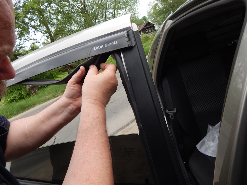ЛАДА Гранта лифтбек — устранение дребезга стёкол. — Lada Гранта Лифтбек ...