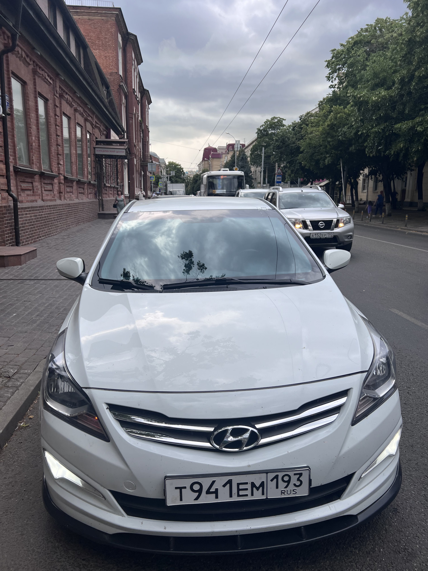 Замена лобового стекла — Hyundai Solaris Hatchback, 1,6 л, 2016 года ...