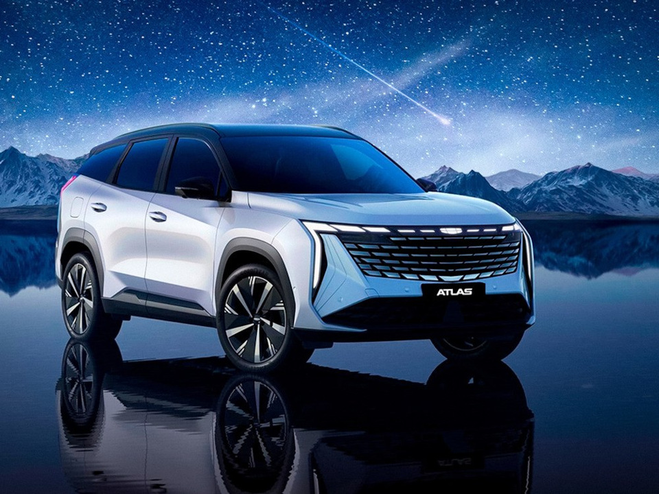 Фото в бортжурнале Geely Atlas (2G). Запчасти на фото: Forerunner Atlas