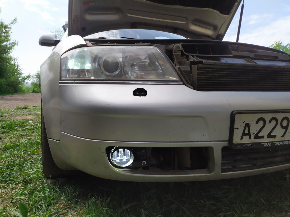 Светодиодные туманки — Audi A6 Avant (C5), 2,5 л, 2001 года ...