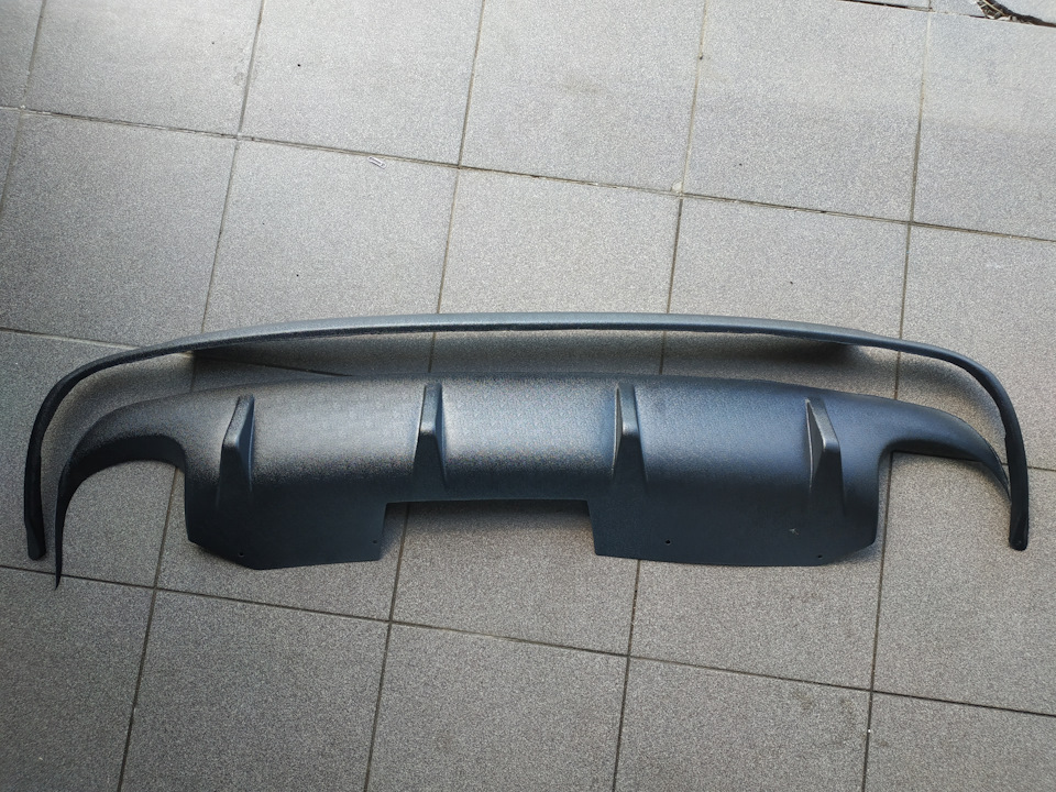 Диффузор — Skoda Octavia A5 Mk2, 1,8 л, 2013 года | аксессуары | DRIVE2