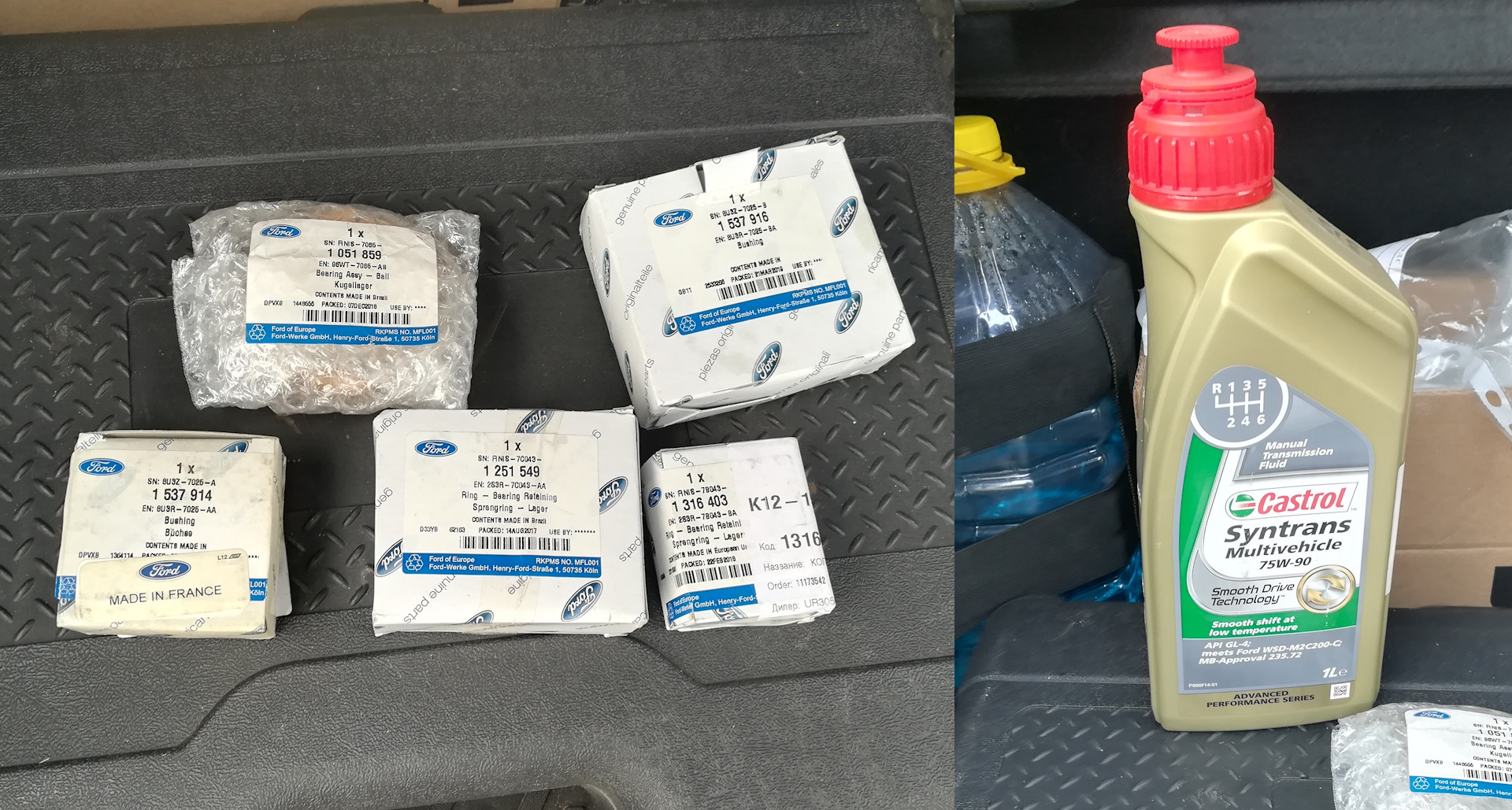 Замена сцепления, подшипников КПП — Ford Focus Hatchback II, 1,8 л ...