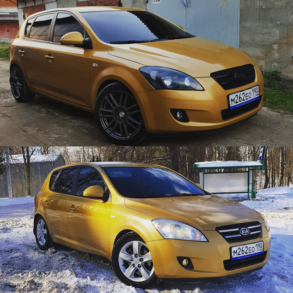 Kia Ceed ed черная крыша