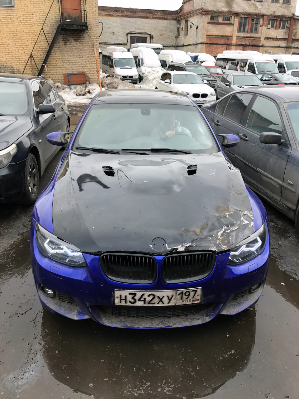 Капот ///M3 Look | Очередное веселье:) — BMW 3 series Coupe (E92), 3 л,  2012 года | стайлинг | DRIVE2