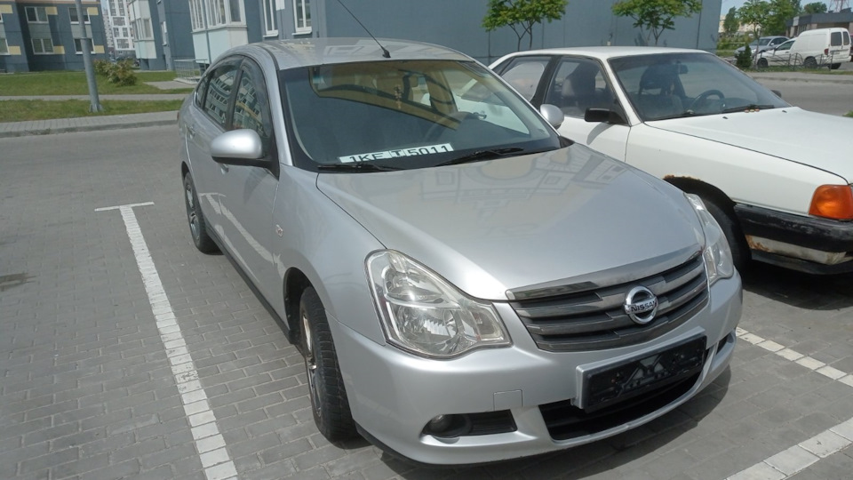 Принимайте новенького. — Nissan Almera V (G11/15), 1,6 л, 2014 года ...