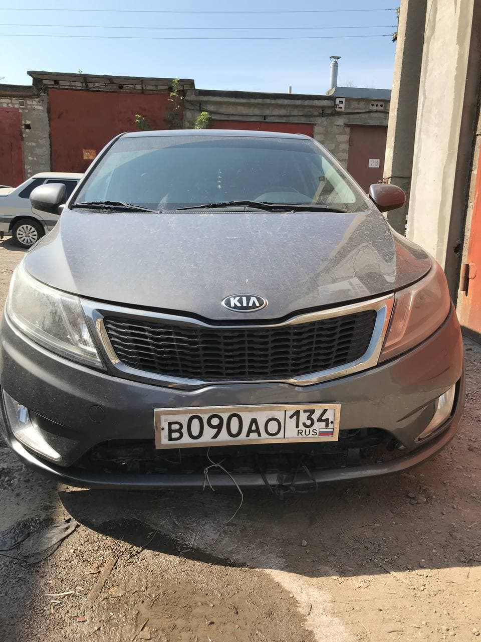 2. Ремонт морды — KIA Rio (3G), 1,6 л, 2014 года | кузовной ремонт | DRIVE2