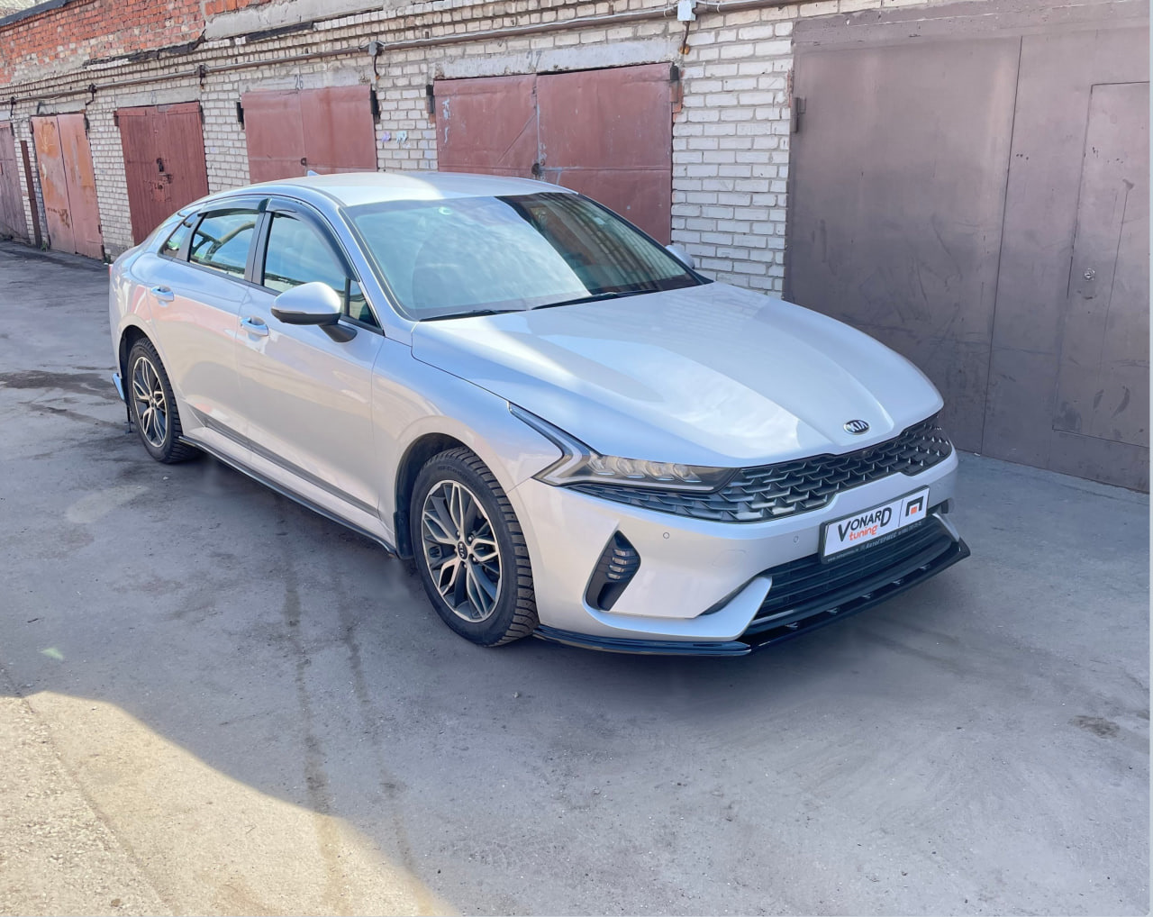 Сплиттер переднего бампера для KIA K5 — Vonard-tuning на DRIVE2