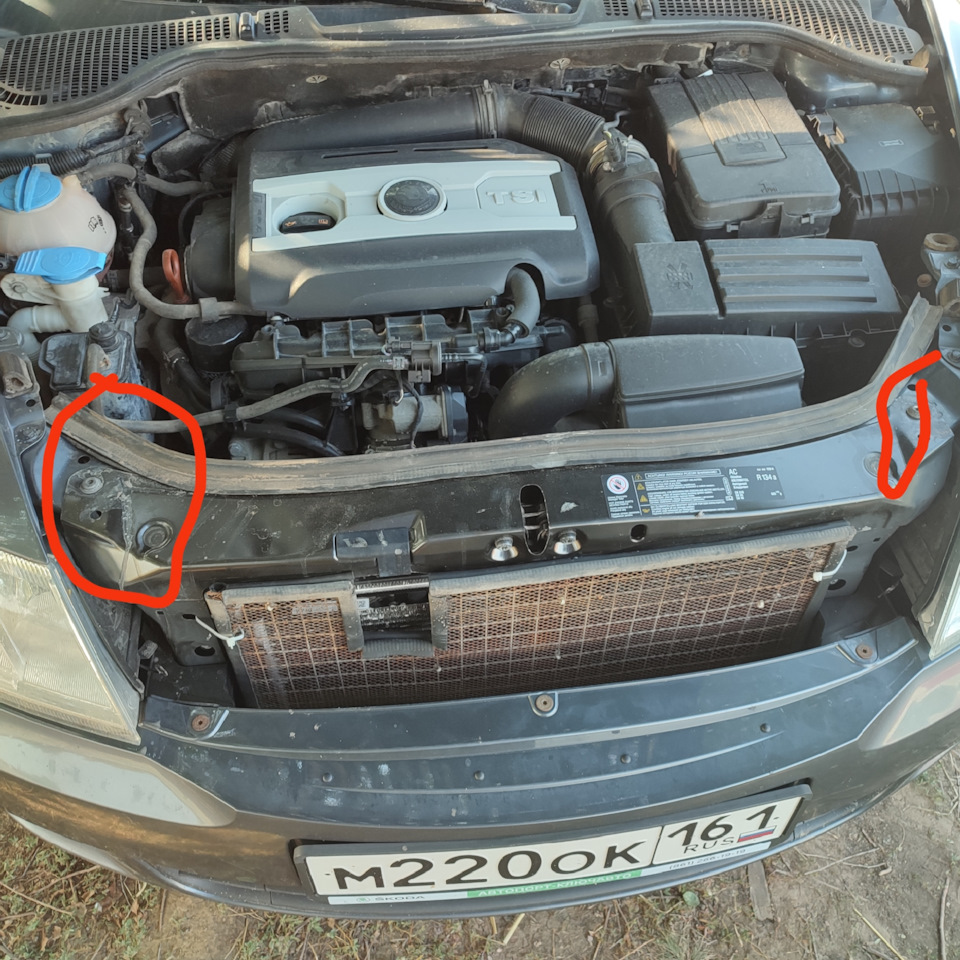 Решил помыть радиаторы . Нужен совет . — Skoda Octavia A5 Mk2, 1,8 л ...
