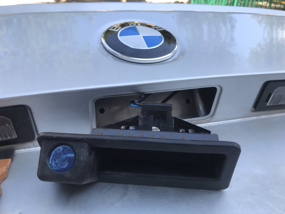 #8 Камера заднего вида в штатную 16:9 — BMW 5 series (E39), 2,5 л, 2002 ...