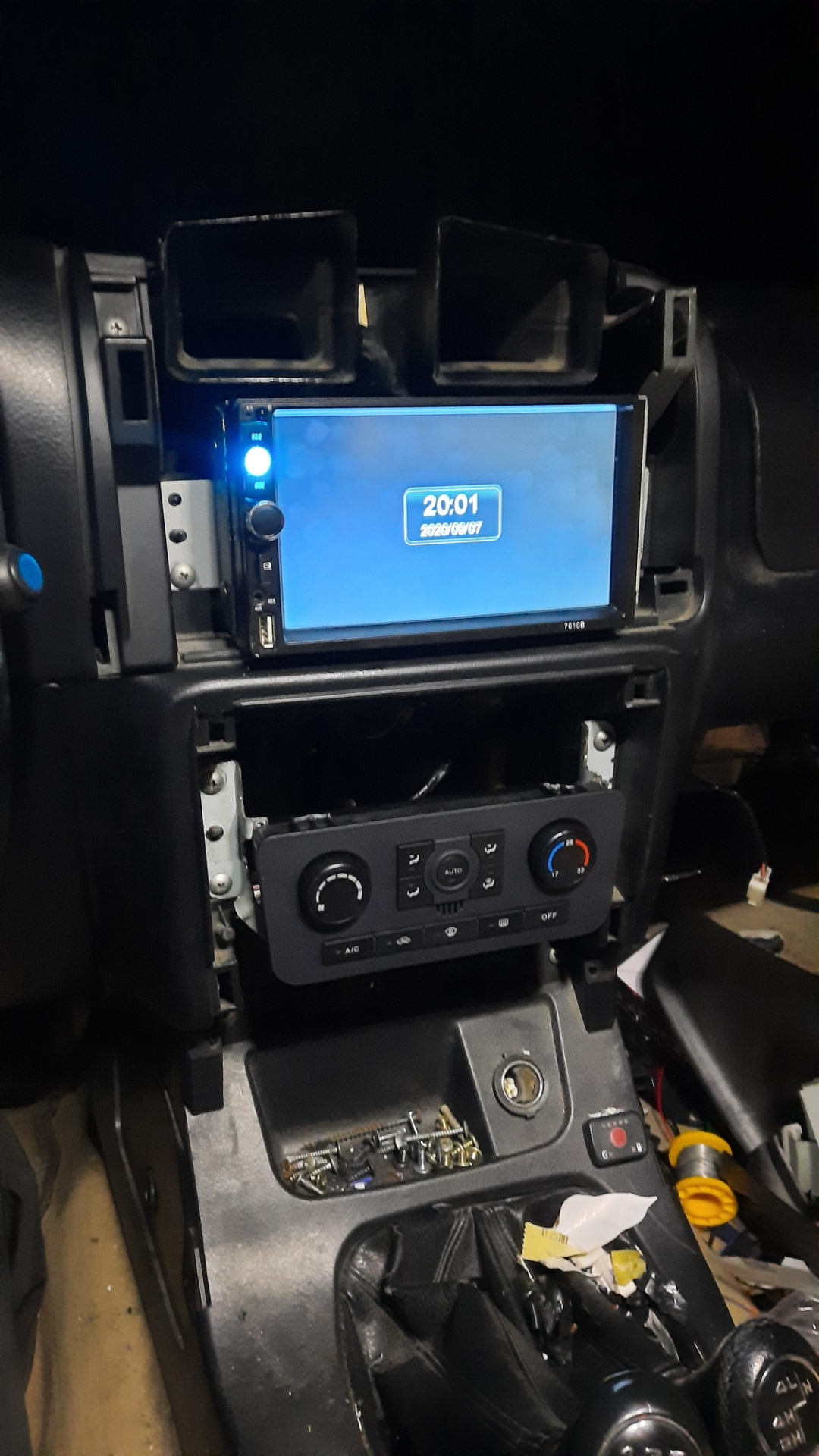 Замена штатной магнитолы ховер H2 — Great Wall Hover, 2,4 л, 2006 года ...