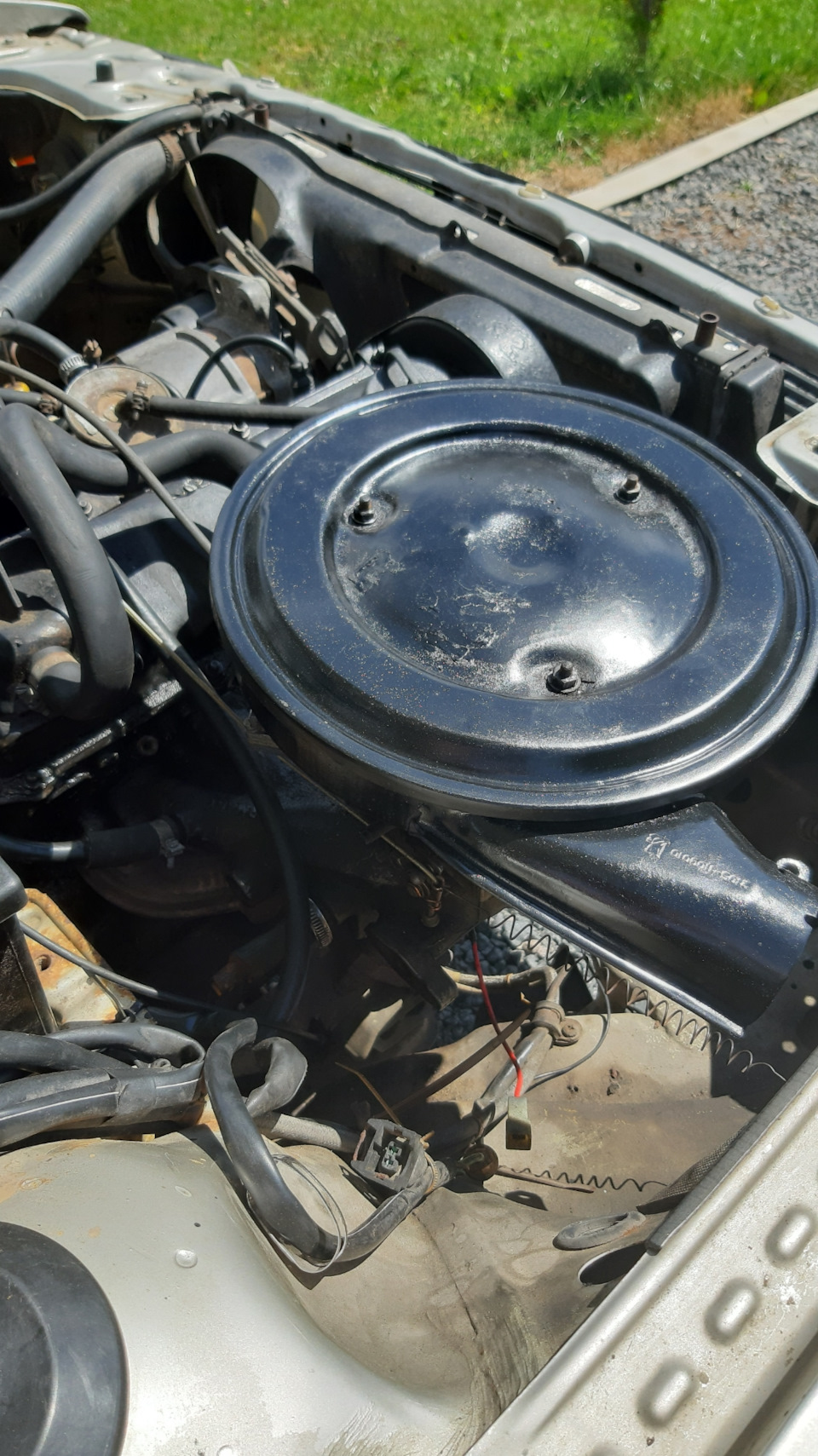 Установлен "жигулевский" карбюратор — Audi 80 (B2), 1,8 л, 1985 года ...