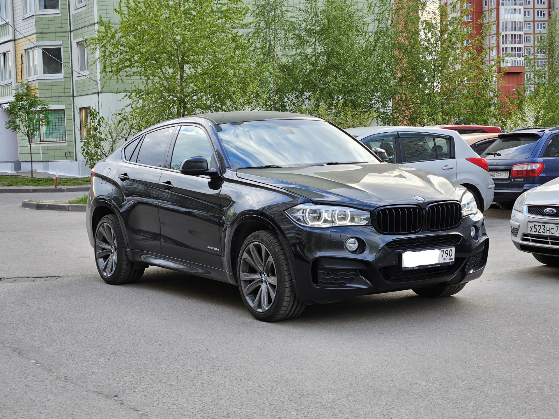 Занижение — пружины st suspensions — BMW X6 (F16), 3 л, 2015 года | тюнинг  | DRIVE2