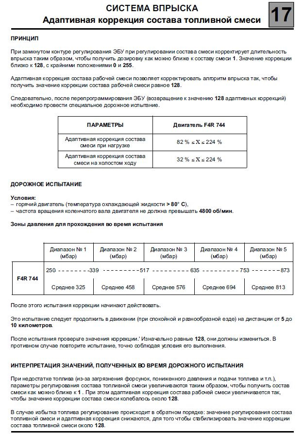 Правильная диагностика лямбда-зонда. Методичка от Renault. — Renault ...