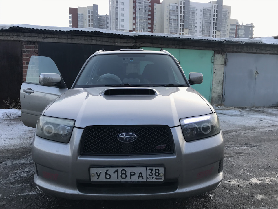 Пересвет subaru forester sg5