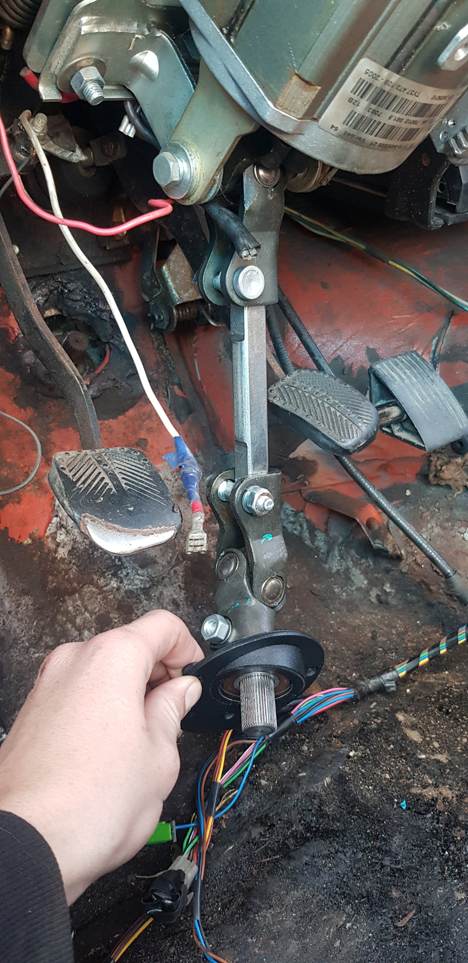 Установка электроусилителя руля в классику pt.2 — Lada 21011, 1,6 л ...