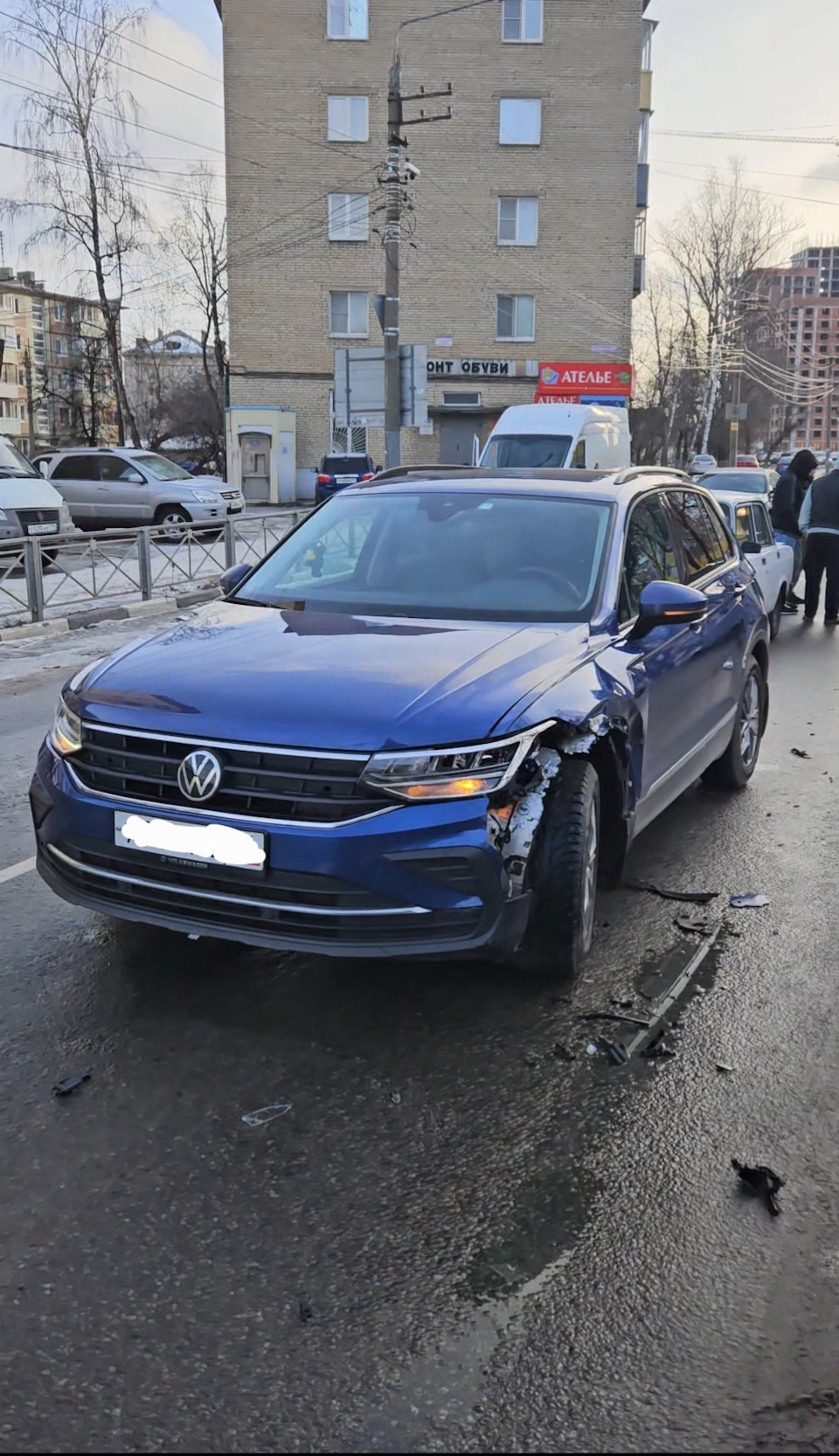 Никого не трогал… — Volkswagen Tiguan (2G), 1,4 л, 2021 года | ДТП | DRIVE2