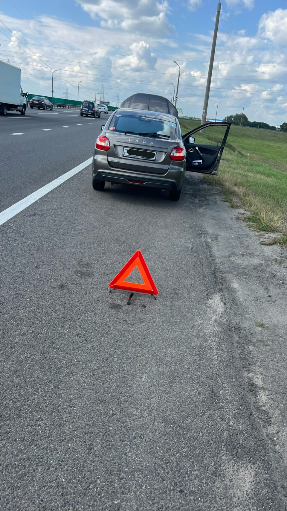 Обрыв приводного ремня — Lada Гранта Лифтбек (2-е поколение), 1,6 л ...