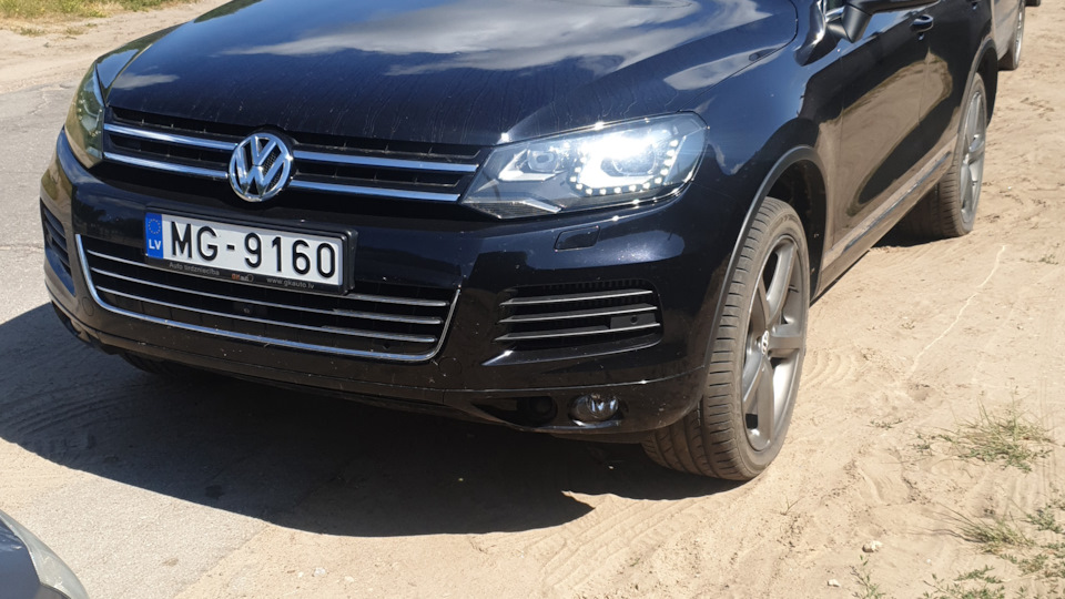 VW Touareg при шум движении накатом — Volkswagen Touareg (2G), 3 л ...