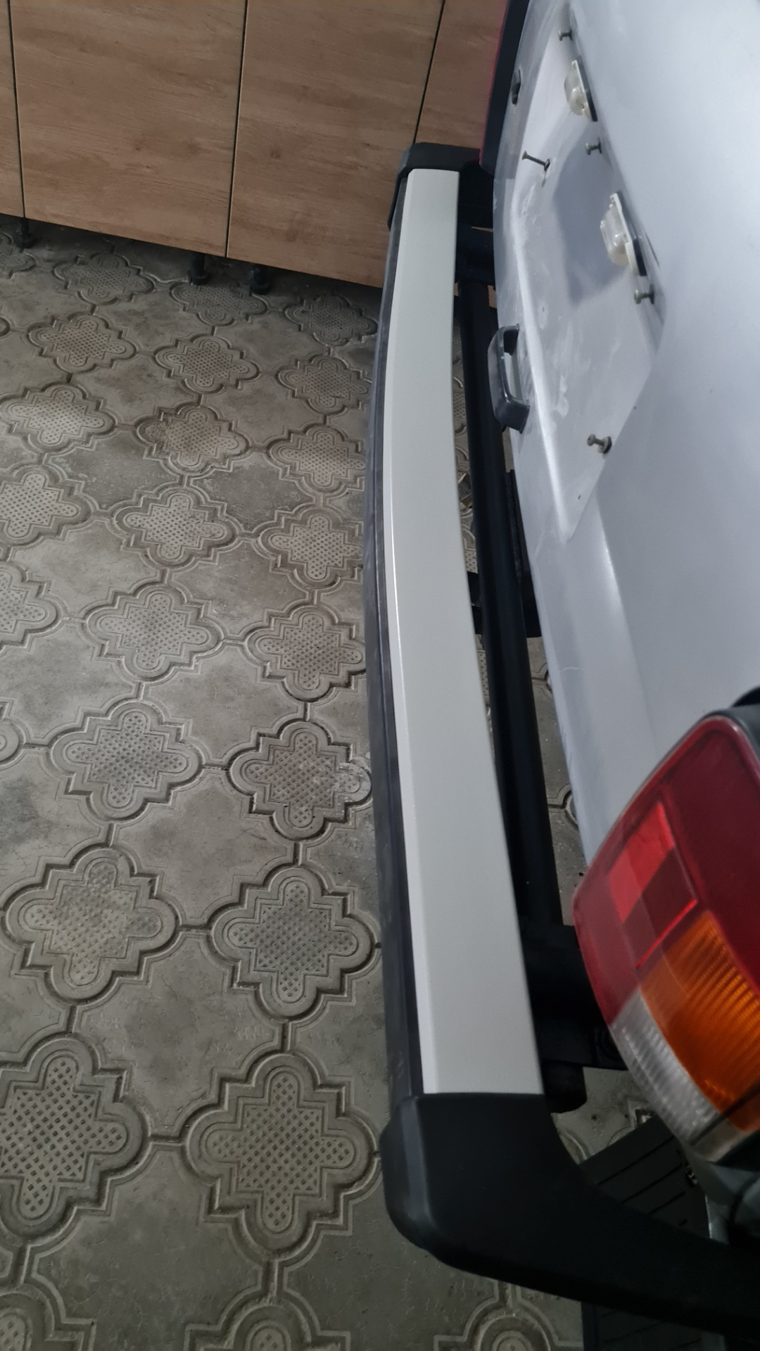 Задний бампер и брызговики — LADA 4x4 5D, 1,7 л., 2007 года | своими ...