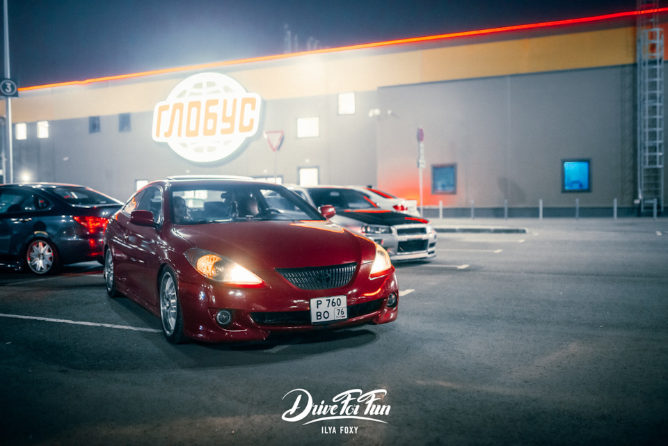 Leroy car night 2022 — Toyota Camry Solara (II), 2,4 л, 2005 года