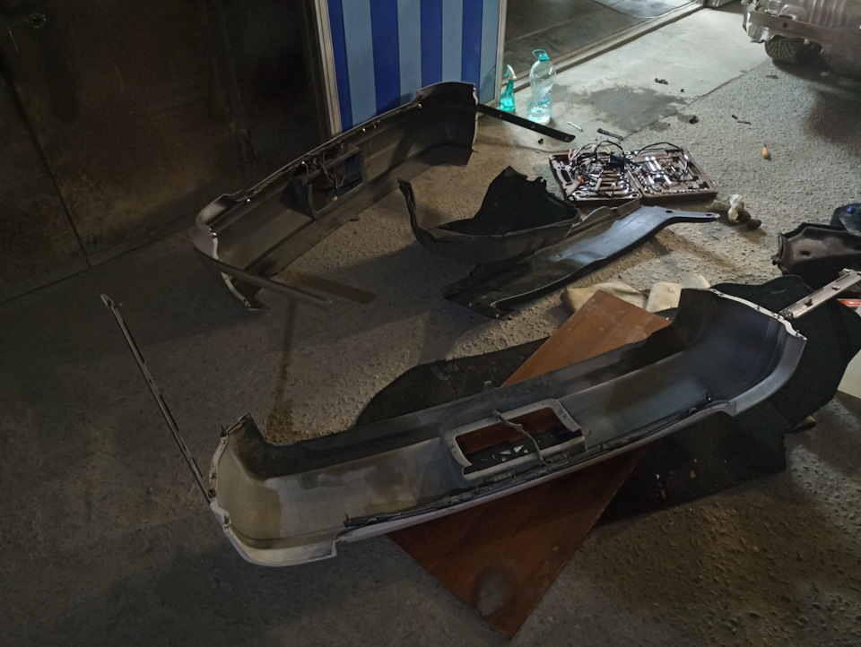 [Опция] Установка задней габаритной антенны и временные проблемы ...