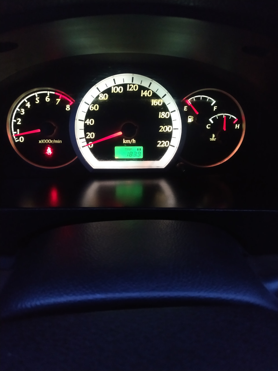 Замена всех ламп в приборной панели — Chevrolet Lacetti Sedan, 1,8 л ...