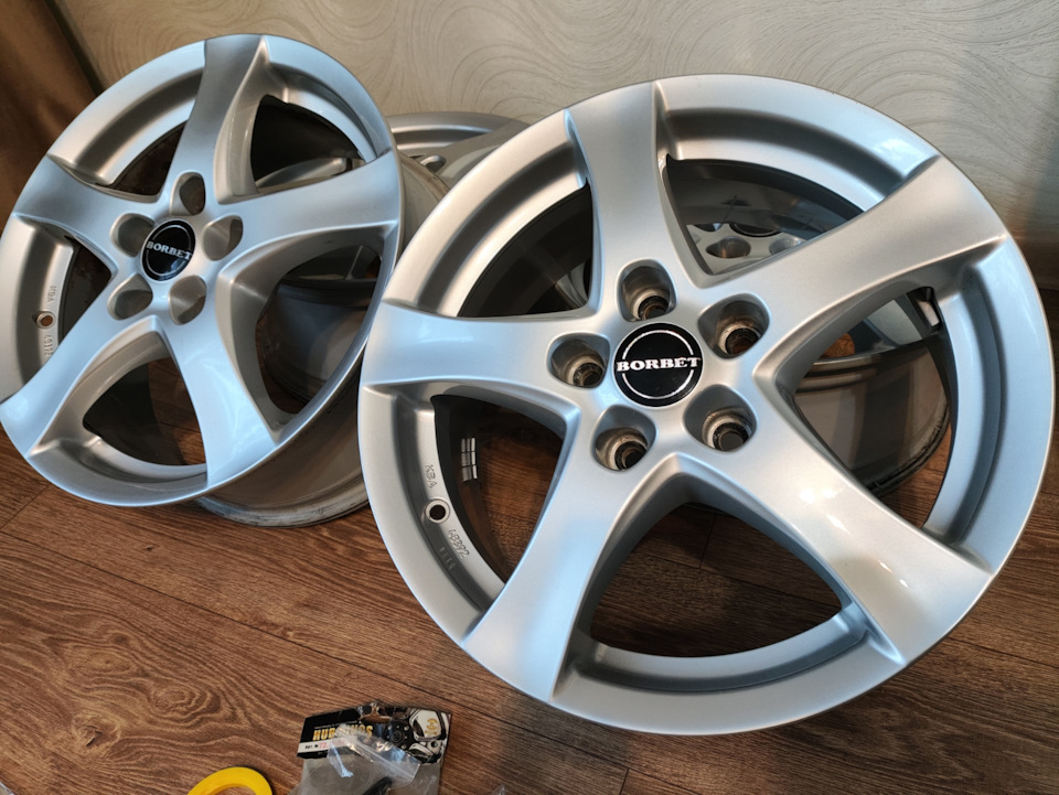 Литые диски BORBET. Датчики TMPS. Центровочные кольца.🛞 — Geely Emgrand ...