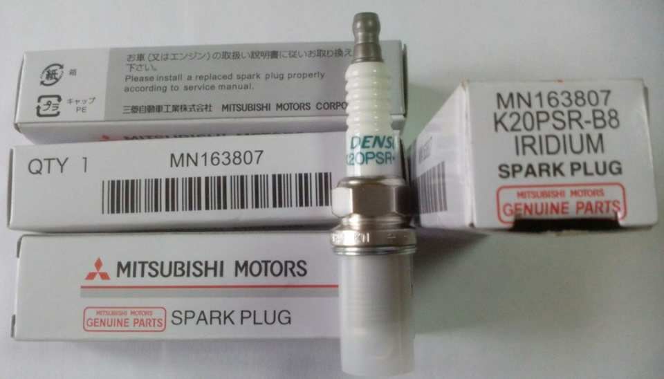 MN163807 Свеча зажигания Mitsubishi | Запчасти на DRIVE2