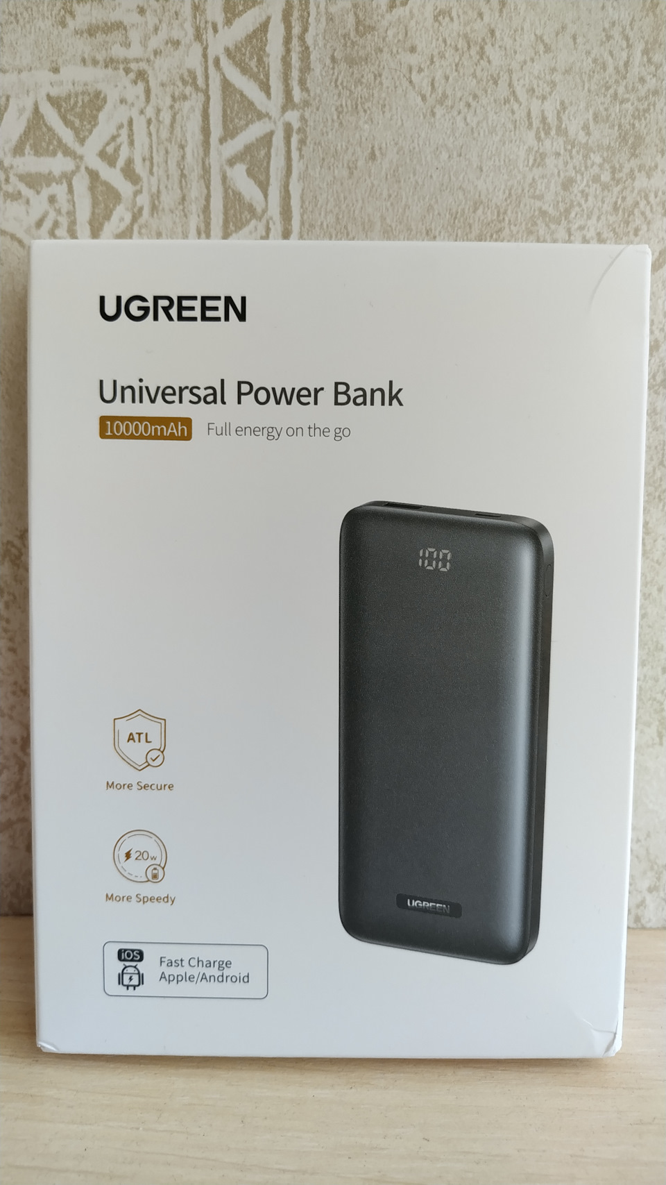 Портативное внешнее зарядное устройство Powerbank UGREEN 10000mAh с быстрой  зарядкой — DRIVE2