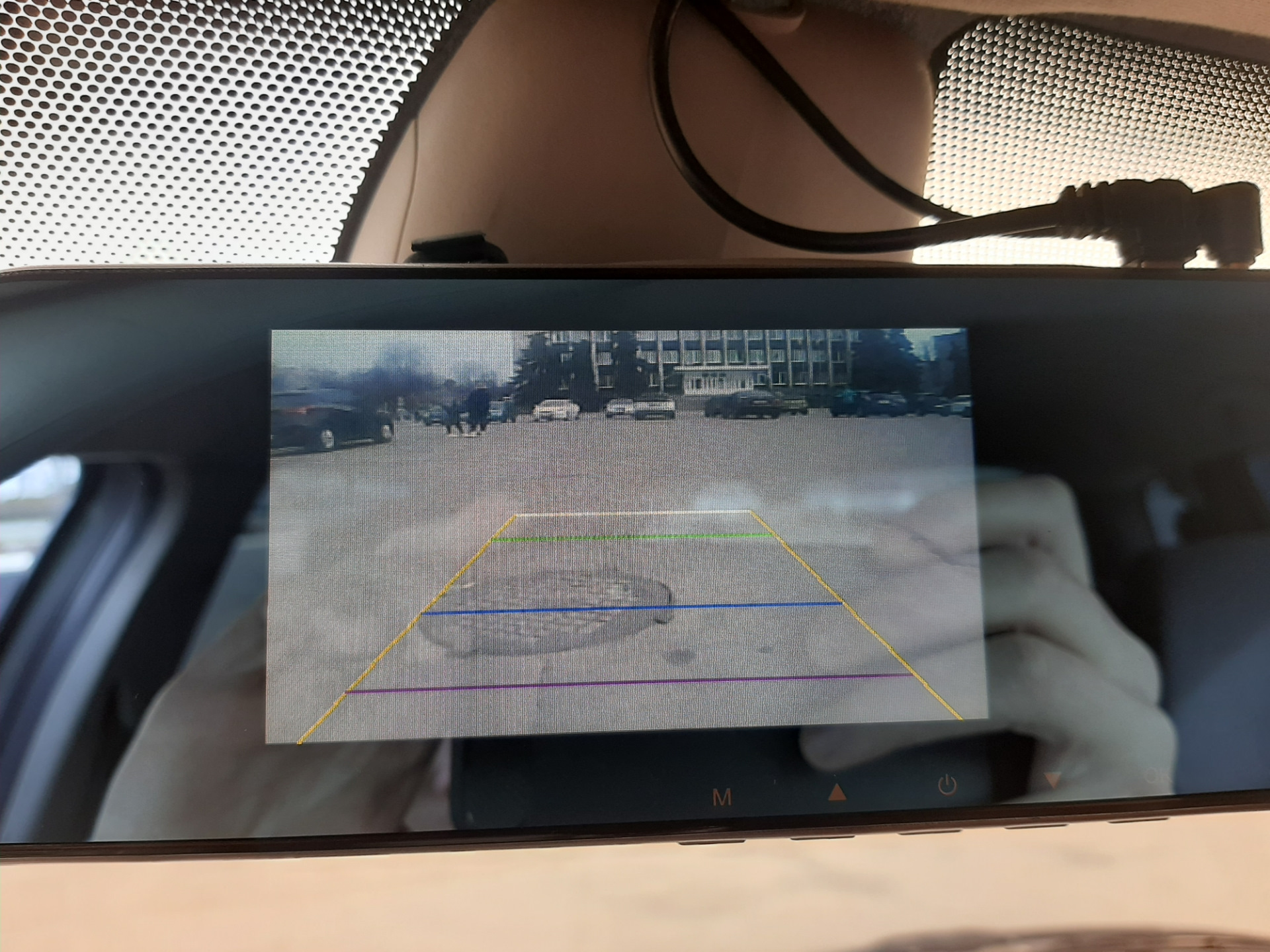 Установка зеркала заднего вида с камерой — Renault Megane II, 1,6 л ...