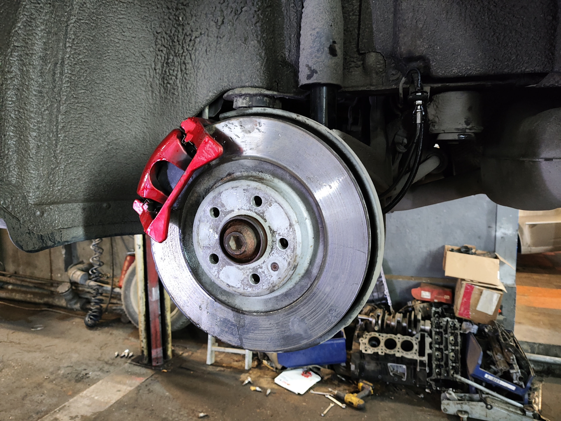 #1. Mr.Green начало тюна, времянка — Audi Q5 (1G), 2 л, 2010 года ...