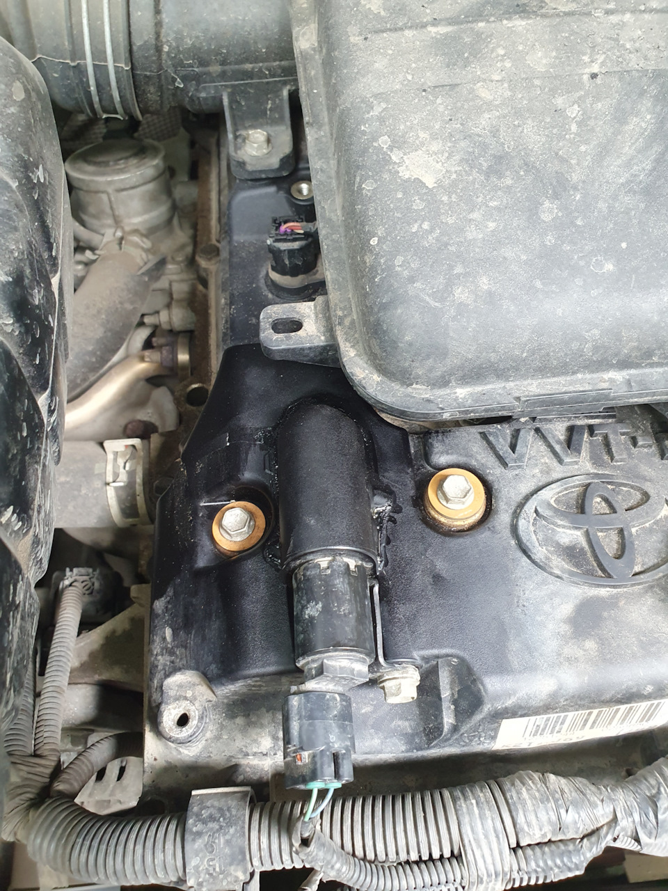 Потеет двигатель ч.2 — Toyota Land Cruiser Prado 150-series, 2,7 л ...