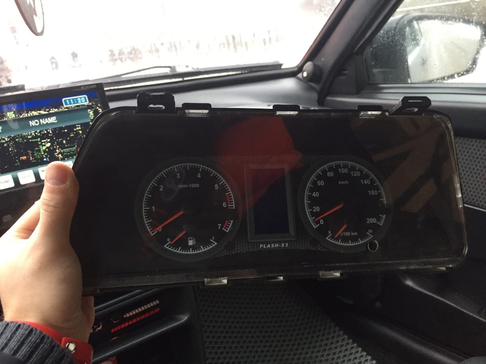 Приборная панель FLASH X-3 — Lada 2113, 1,6 л, 2013 года | тюнинг | DRIVE2